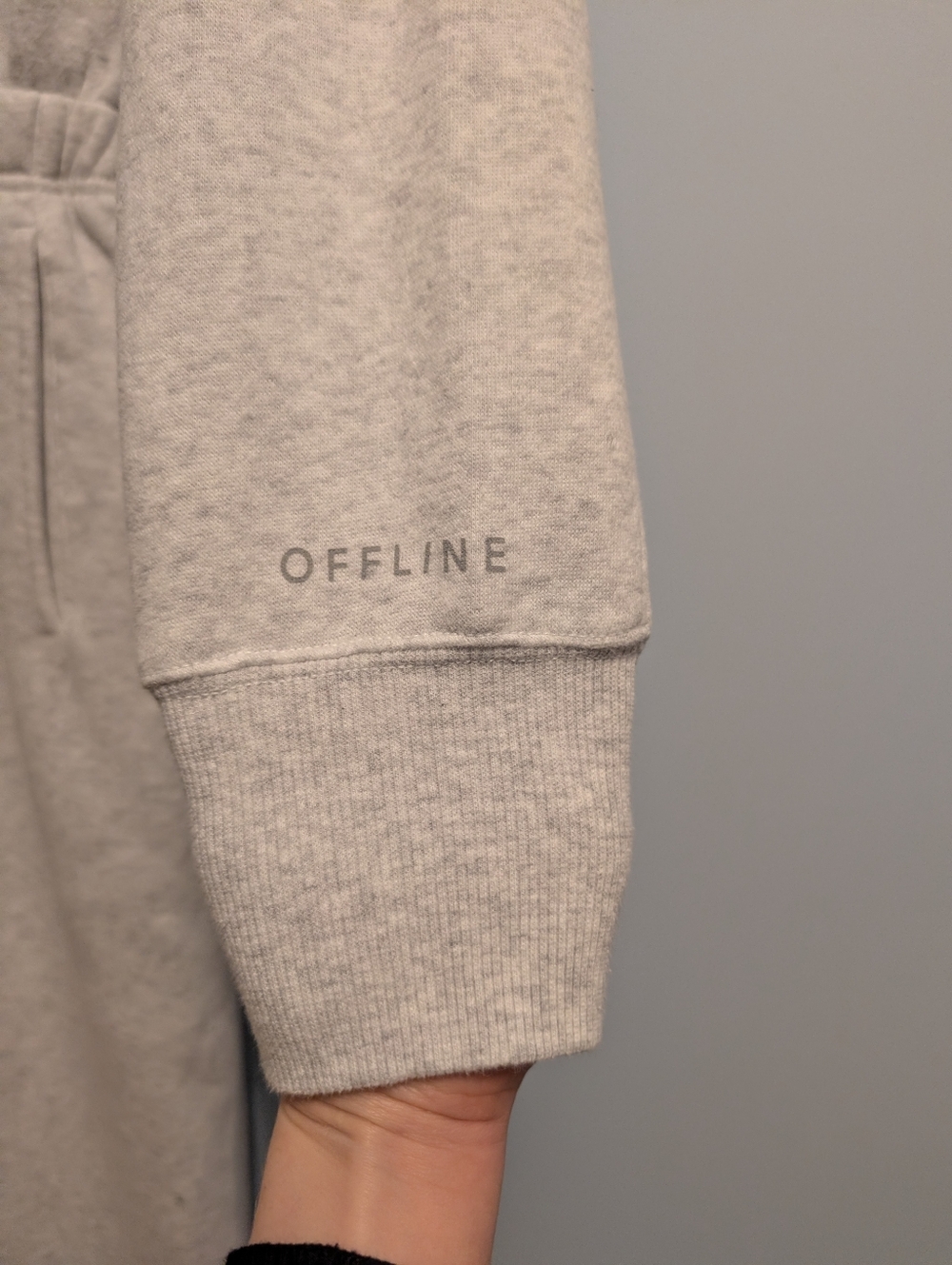 aerie Offline Heather Gray Zip Jumpsuit - Picture 4 of 11